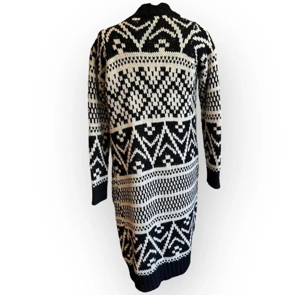 Summum Woman Sweater Duster Cardigan Pockets XS